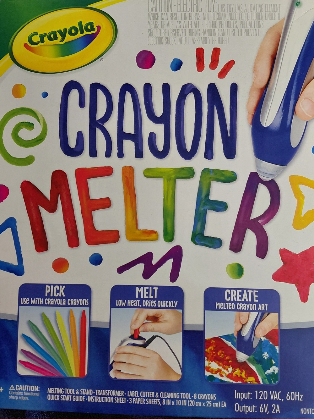Crayola Crayon Melter Kit #04-0384 Brand New NIB Sealed Art Pick Melt Create Kid
